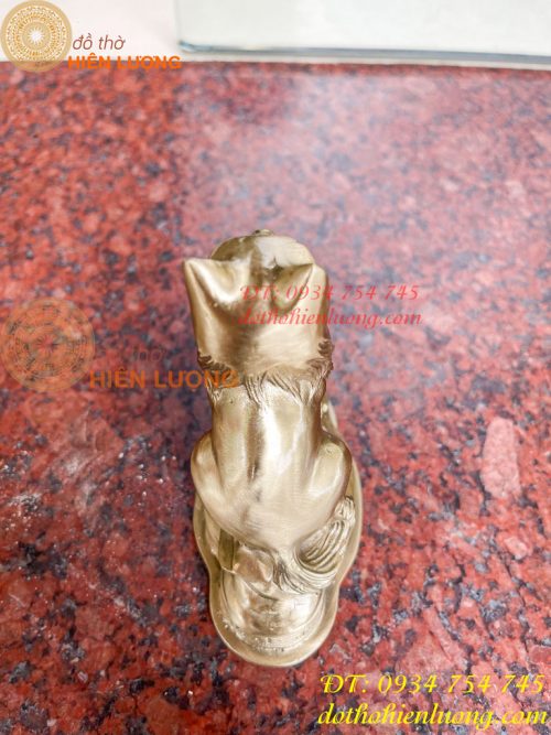 Tượng Mèo Việt Nam Bằng Đồng Phong Thủy