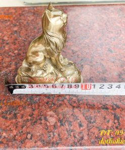 Tượng Mèo Việt Nam Bằng Đồng Phong Thủy