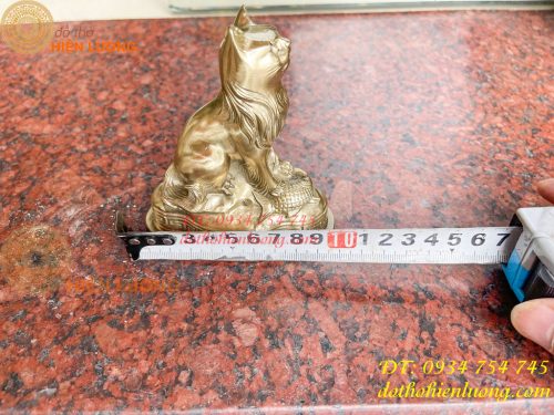 Tượng Mèo Việt Nam Bằng Đồng Phong Thủy