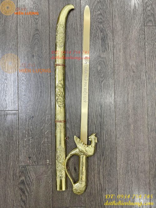 Kiếm Thờ Dài 1m Bằng Đồng Cao Cấp