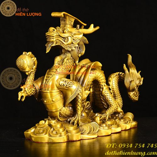 Tượng Vua Rồng Bằng Đồng Phong Thủy