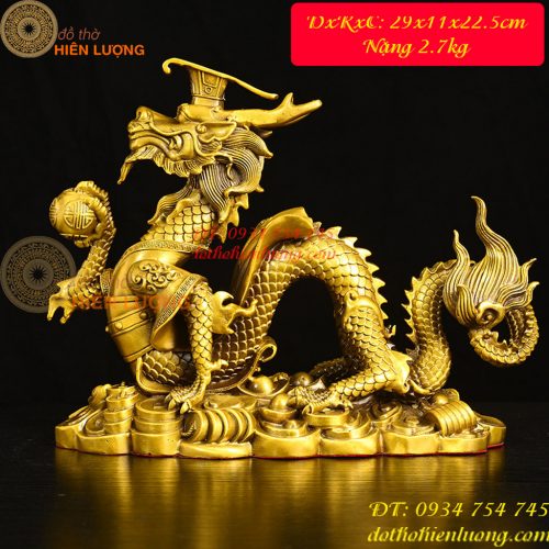 Tượng Vua Rồng Bằng Đồng Phong Thủy