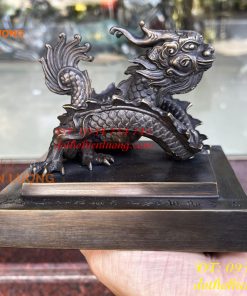 Ấn Hoàng Đế Chi Bảo Bằng Đồng Màu Hun Giả Cổ Cao Cấp