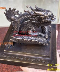 Ấn Hoàng Đế Chi Bảo Bằng Đồng Màu Hun Giả Cổ Cao Cấp