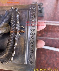 Ấn Hoàng Đế Chi Bảo Bằng Đồng Màu Hun Giả Cổ Cao Cấp