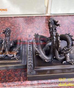 Ấn Hoàng Đế Chi Bảo Bằng Đồng Màu Hun Giả Cổ Cao Cấp