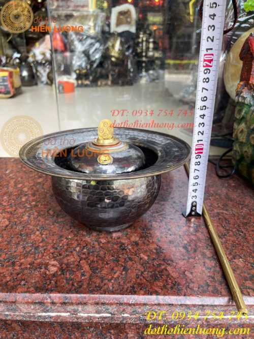 Bát Điếu Bằng Đồng Gò Tay Thủ Công 100%