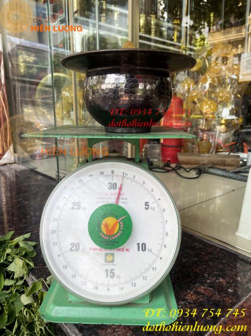 Bát Điếu Bằng Đồng Gò Tay Thủ Công 100%