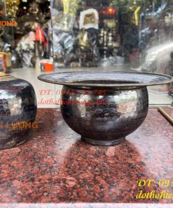 Bát Điếu Bằng Đồng Gò Tay Thủ Công 100%