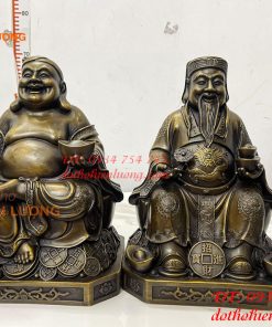 Bộ Tài Địa Cao 30cm Bằng Đồng Hun Để Ban Thần Tài