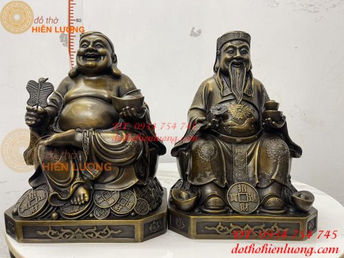 Bộ Tài Địa Cao 30cm Bằng Đồng Hun Để Ban Thần Tài- 7.2kg - Ảnh 3