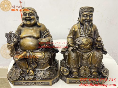 Bộ Tài Địa Cao 30cm Bằng Đồng Hun Để Ban Thần Tài- 7.2kg - Ảnh 4