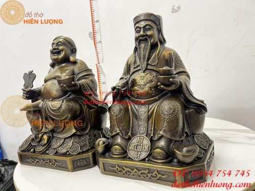 Bộ Tài Địa Cao 30cm Bằng Đồng Hun Để Ban Thần Tài- 7.2kg - Ảnh 6