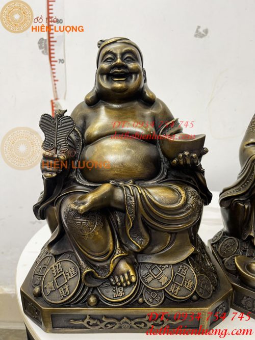 Bộ Tài Địa Cao 30cm Bằng Đồng Hun Để Ban Thần Tài- 7.2kg - Ảnh 8