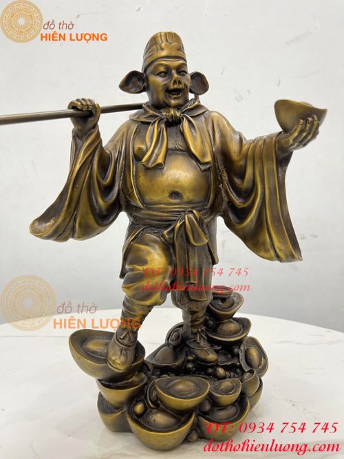 Bộ thầy trò đường tăng đi thỉnh kinh bằng đồng, nặng 18kg/bộ