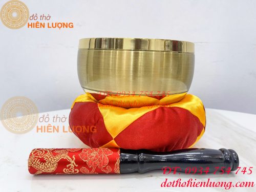 Chuông Tụng Kinh Đài Loan Có Viền Bằng Đồng 5in