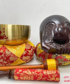 Chuông Mõ Đài Loan 7in Bằng Đồng Tụng Kinh