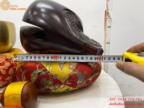 Chuông Mõ Đài Loan 7in Bằng Đồng Tụng Kinh