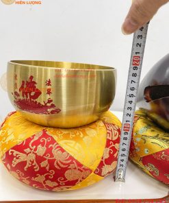Chuông Mõ Đài Loan 7in Bằng Đồng Tụng Kinh