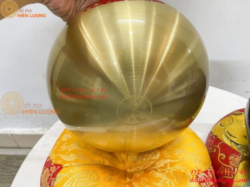 Chuông Mõ Đài Loan 7in Bằng Đồng Tụng Kinh
