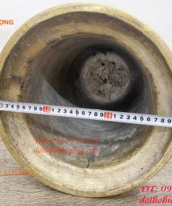 Chuông đúc treo bằng đồng vàng cao 60cm Cao Cấp