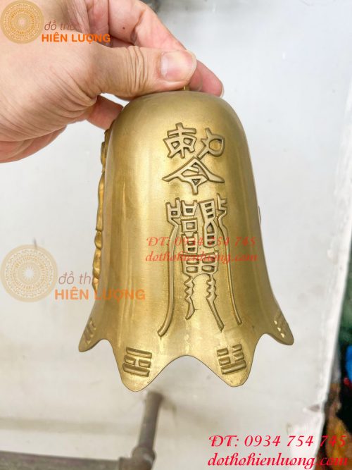 Chuông Lắc Treo Bằng Đồng Hình Phật Bà Quan Âm