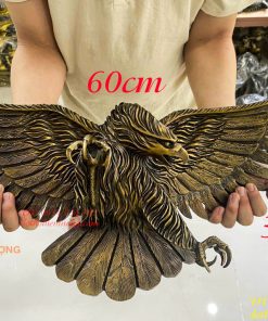 Biểu Trưng Đại Bàng Treo Tường Săn Mồi Bằng Đồng