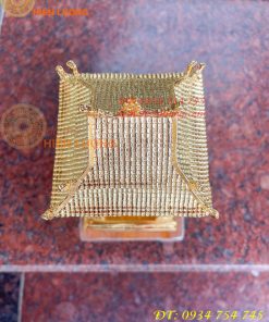 Biểu trưng khuê văn các cao 18cm bằng đồng mạ vàng 24K