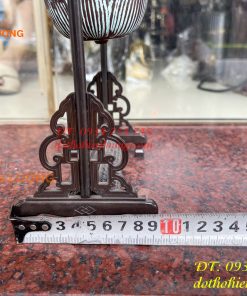 Lư Xông Trầm Treo Hoa Sen Âm Dương Bằng Đồng