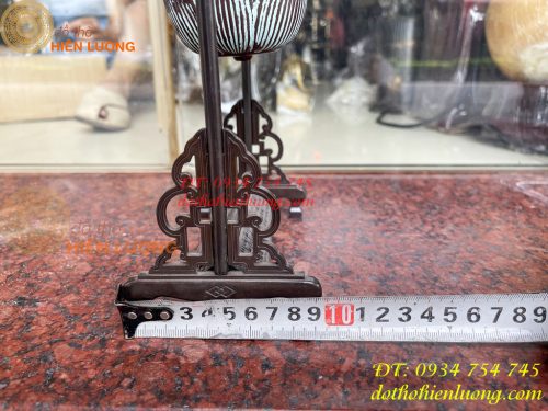 Lư Xông Trầm Treo Hoa Sen Âm Dương Bằng Đồng