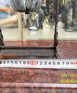 Lư Xông Trầm Treo Hoa Sen Âm Dương Bằng Đồng