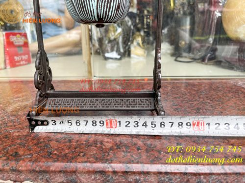 Lư Xông Trầm Treo Hoa Sen Âm Dương Bằng Đồng
