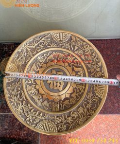 Mâm Bồng Đường Kình 39cm Bằng Đồng Hai Công Nghệ Thờ Cúng