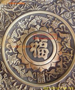 Mâm Bồng Đường Kình 39cm Bằng Đồng Hai Công Nghệ Thờ Cúng