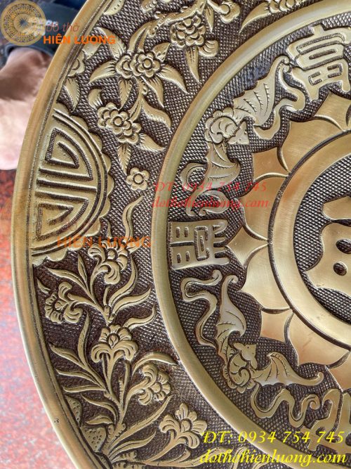 Mâm Bồng Đường Kình 39cm Bằng Đồng Hai Công Nghệ Thờ Cúng