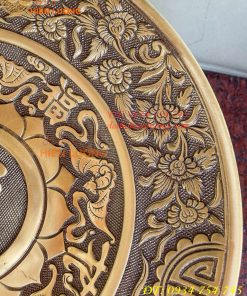 Mâm Bồng Đường Kình 39cm Bằng Đồng Hai Công Nghệ Thờ Cúng
