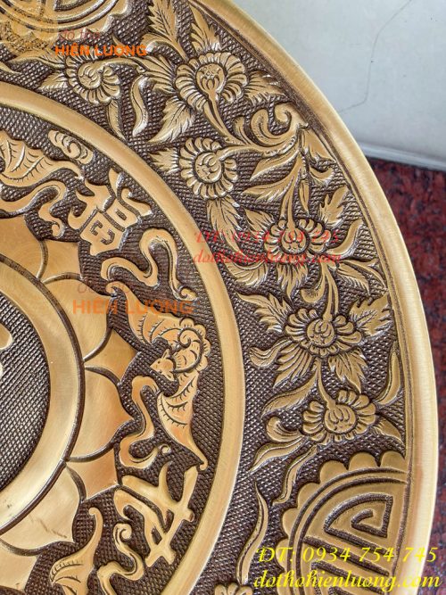 Mâm Bồng Đường Kình 39cm Bằng Đồng Hai Công Nghệ Thờ Cúng