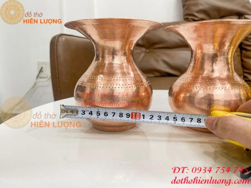 Ống Nhổ Bã Trầu Bằng Đồng Gò Tay Theo Dáng Yêu Cầu - Ảnh 16