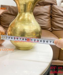 Ống Nhổ Bã Trầu Bằng Đồng Gò Tay Theo Dáng Yêu Cầu