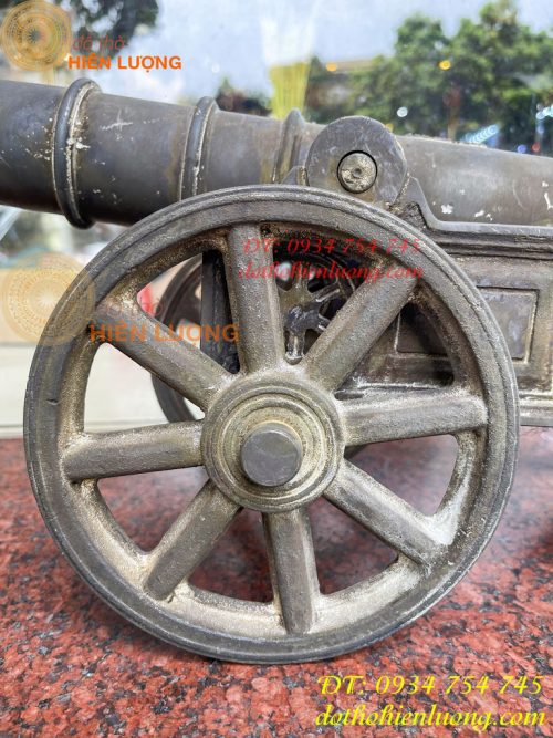 Khẩu Pháo Thần Công Dài 50cm Bằng Đồng Phong Thủy
