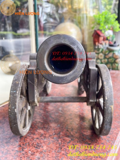 Khẩu Pháo Thần Công Dài 50cm Bằng Đồng Phong Thủy