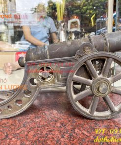 Khẩu Pháo Thần Công Dài 50cm Bằng Đồng Phong Thủy