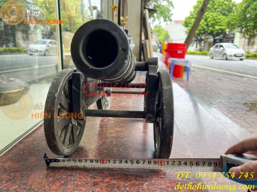 Khẩu Pháo Thần Công Dài 50cm Bằng Đồng Phong Thủy