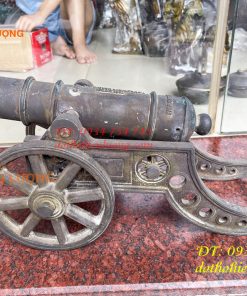 Khẩu Pháo Thần Công Dài 50cm Bằng Đồng Phong Thủy