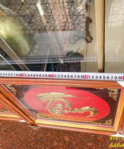 Tranh chữ hiếu và chữ tâm bằng đồng treo tường kt 57x57cm làm theo yêu cầu