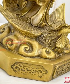 Tượng cửu thiên huyền nữ bằng đồng cao 47cm