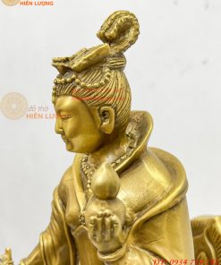 Tượng cửu thiên huyền nữ bằng đồng cao 47cm