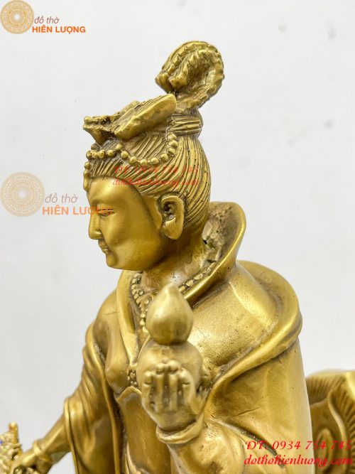 Tượng cửu thiên huyền nữ bằng đồng cao 47cm