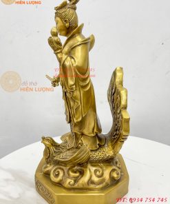 Tượng cửu thiên huyền nữ bằng đồng cao 47cm