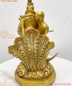 Tượng cửu thiên huyền nữ bằng đồng cao 47cm